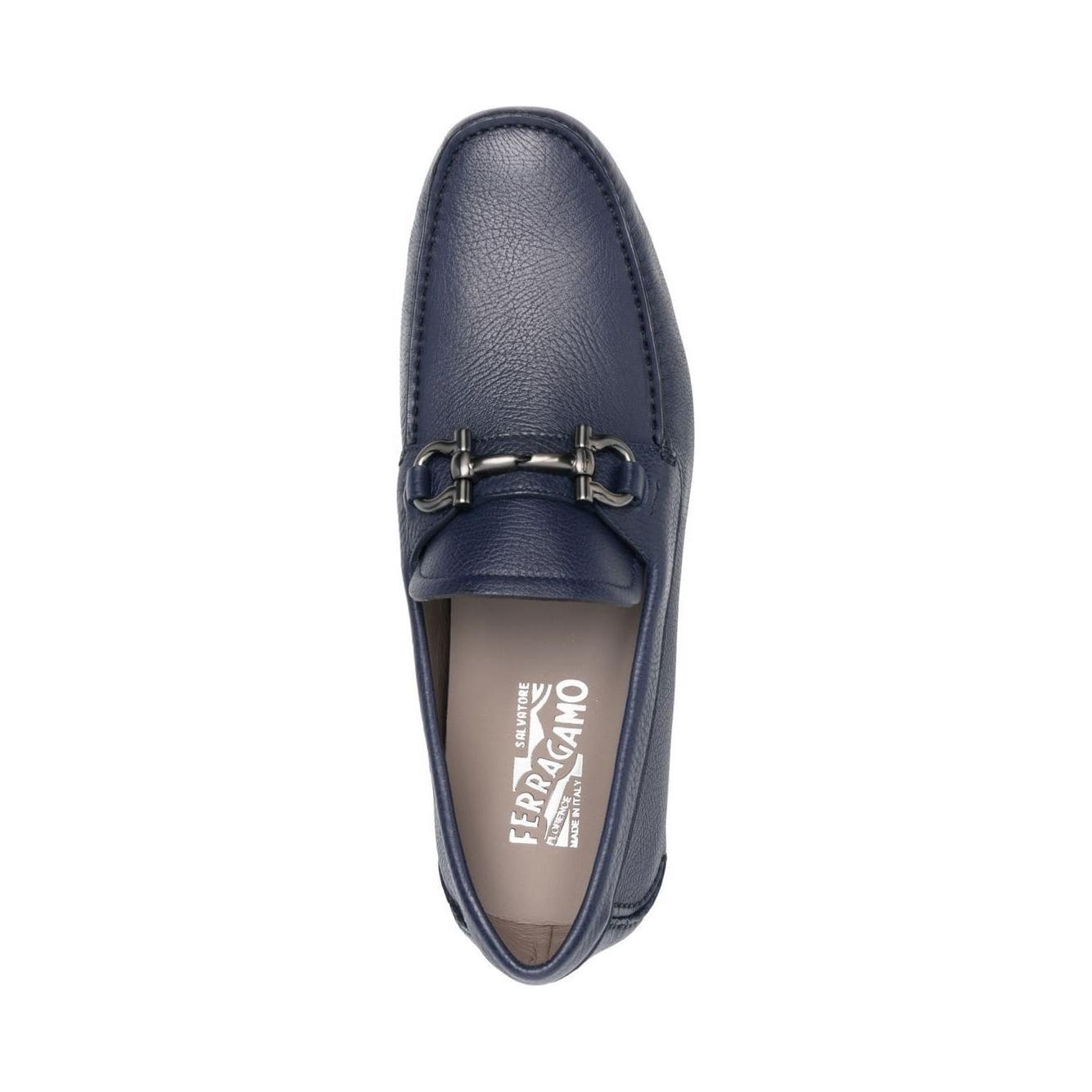 Ferragamo Gancini-buckle loafers 02C398754332066