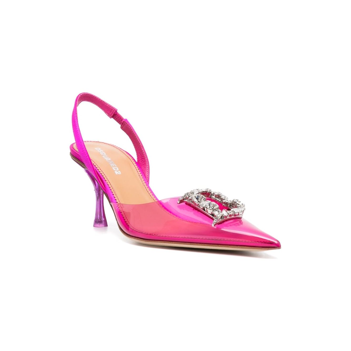 Dsquared2 With Heel Pink Medium Heel Dsquared2 Pale Violet Red