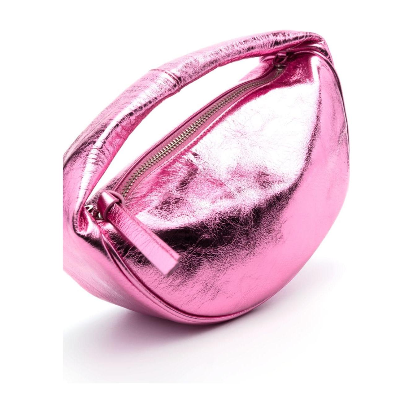 By Far Metallic leather shoulder bag