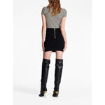 Balmain Skirts Black BF1LB290KB070PA