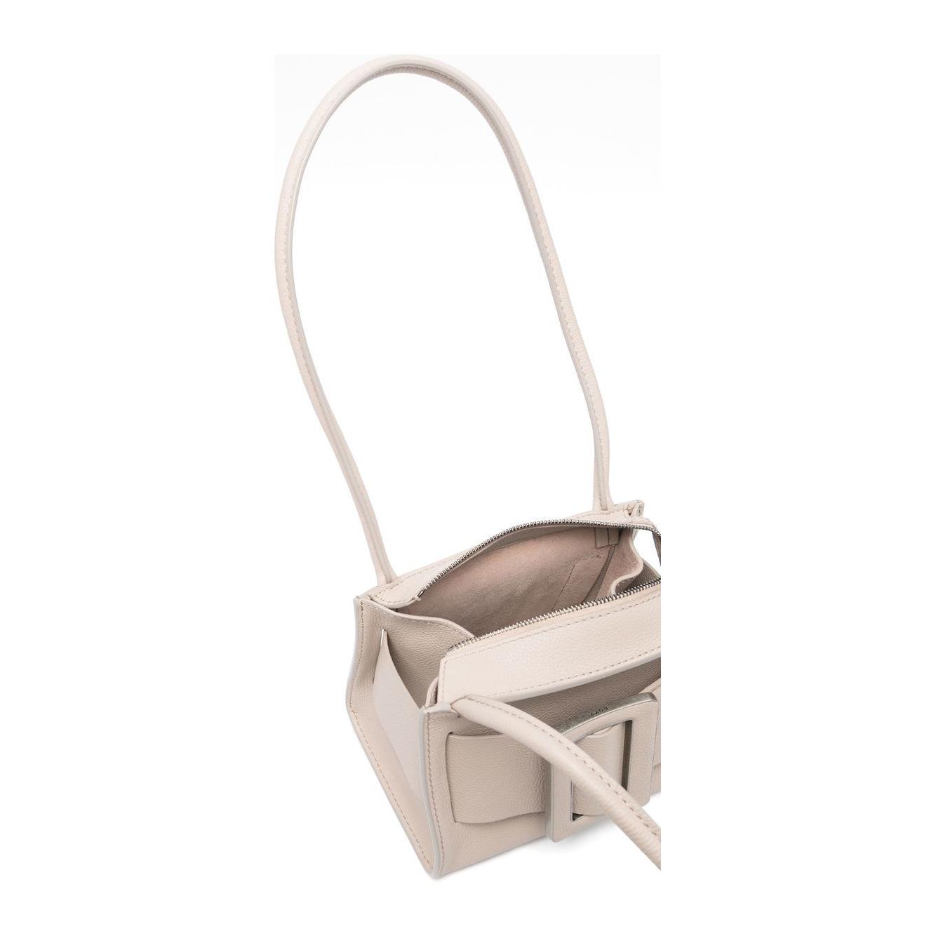 Boyy Bobby 18 Leather Tote Bag Handbag Boyy Light Gray