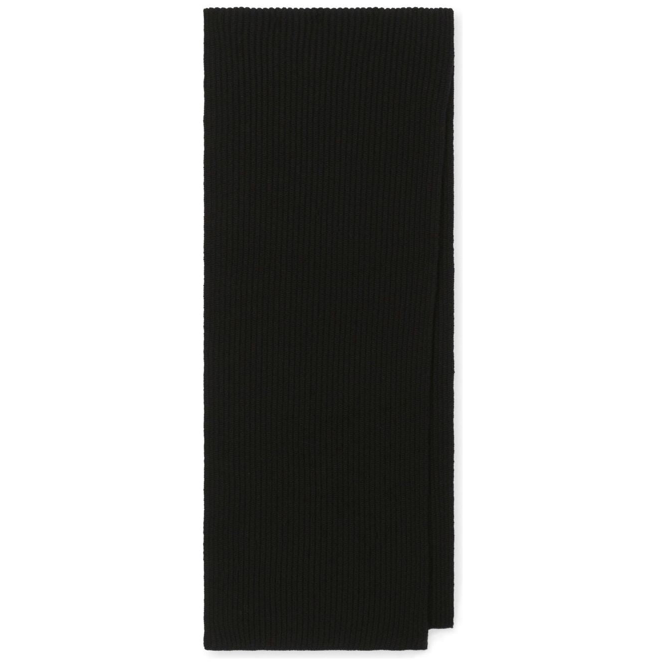 Dolce & Gabbana Fisherman’s rib cashmere scarf with DG logo GXQ43ZJAWOUN0000