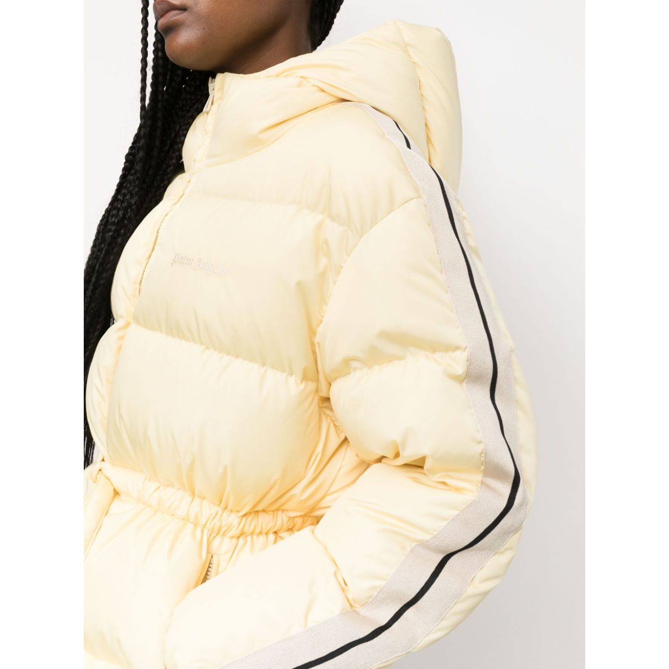 Palm Angels Coats Beige Jackets