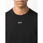 Off White Logo cotton t-shirt OMAA027F23JER0081001