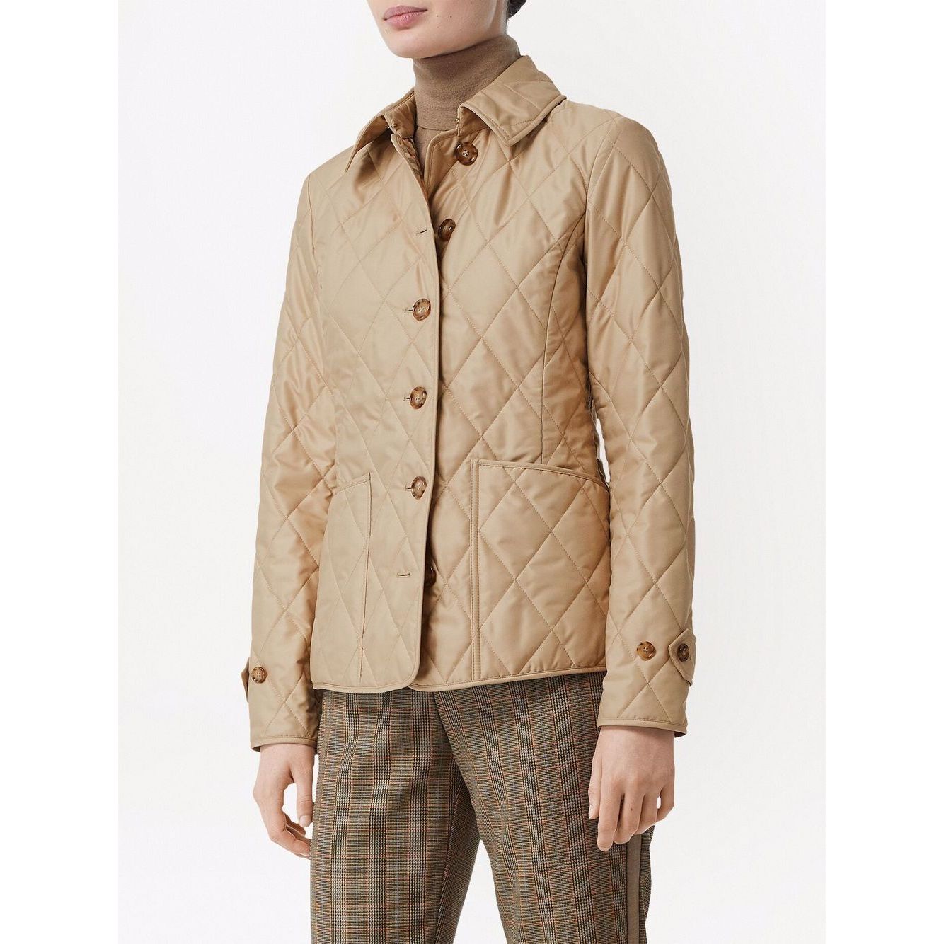 Burberry diamond-quilted jacket Jackets
