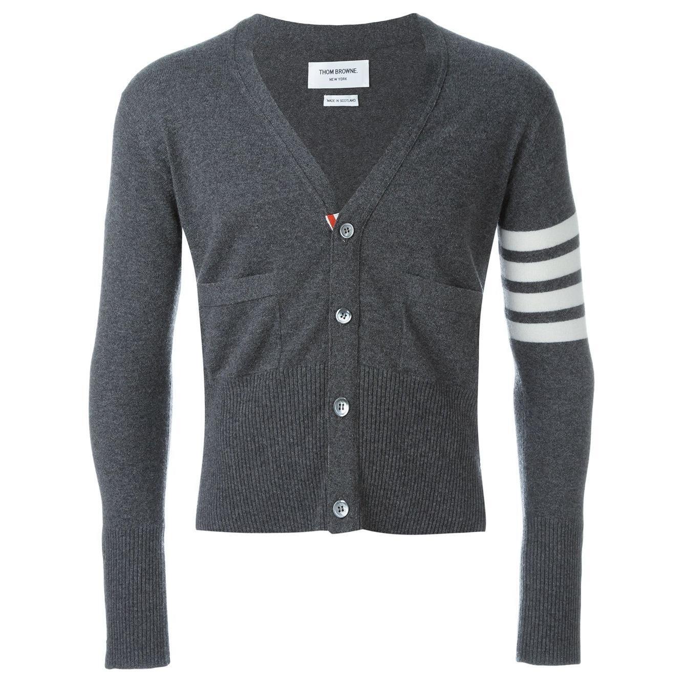 Thom Browne Sweaters Grey MKC001A00011038
