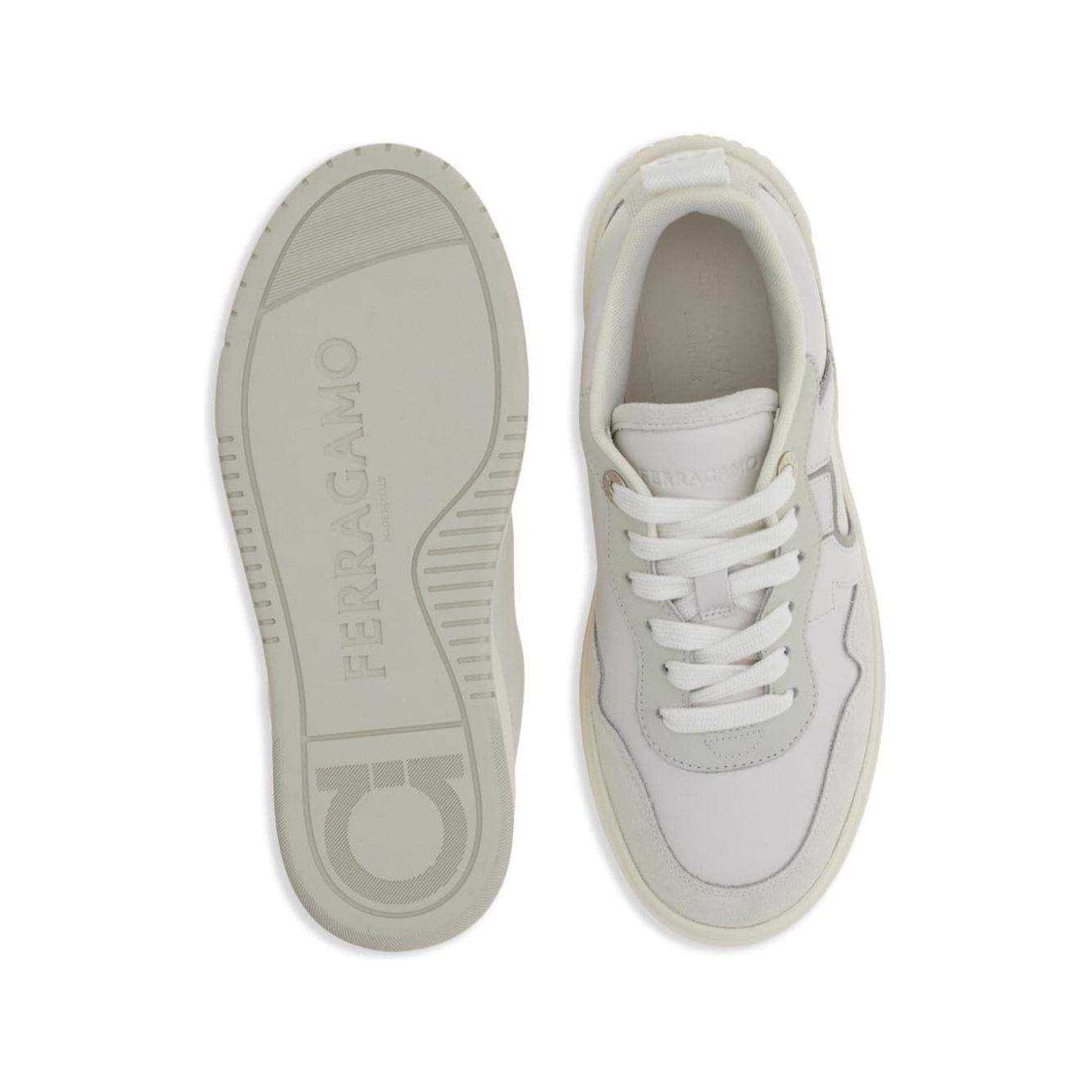 Ferragamo Sneakers White Sneakers Ferragamo Gray