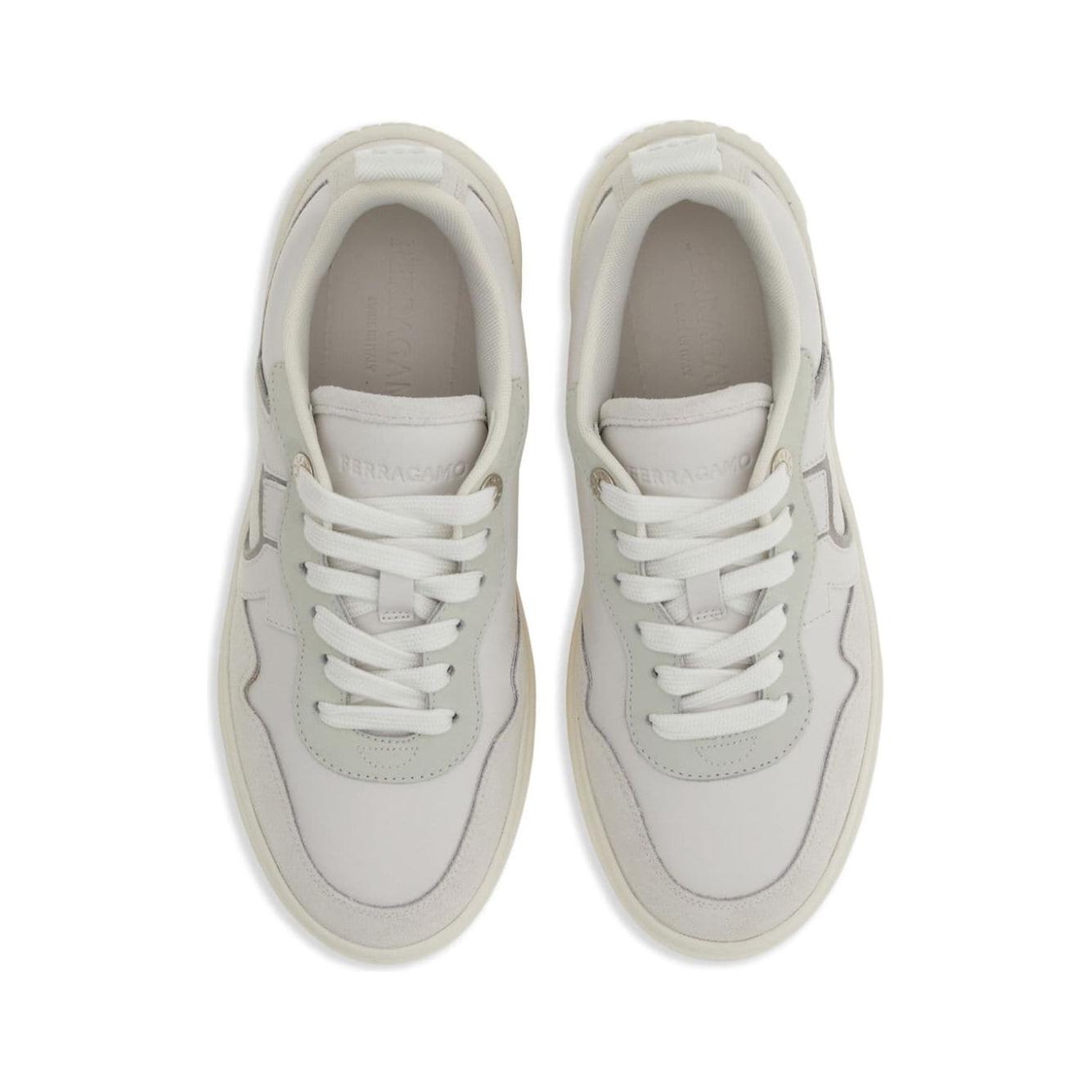 Ferragamo Sneakers White Sneakers Ferragamo Gray