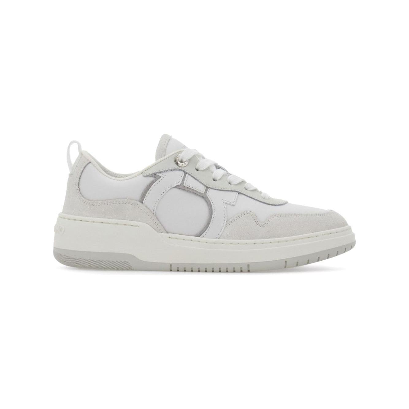 Ferragamo Sneakers White Sneakers Ferragamo Light Gray