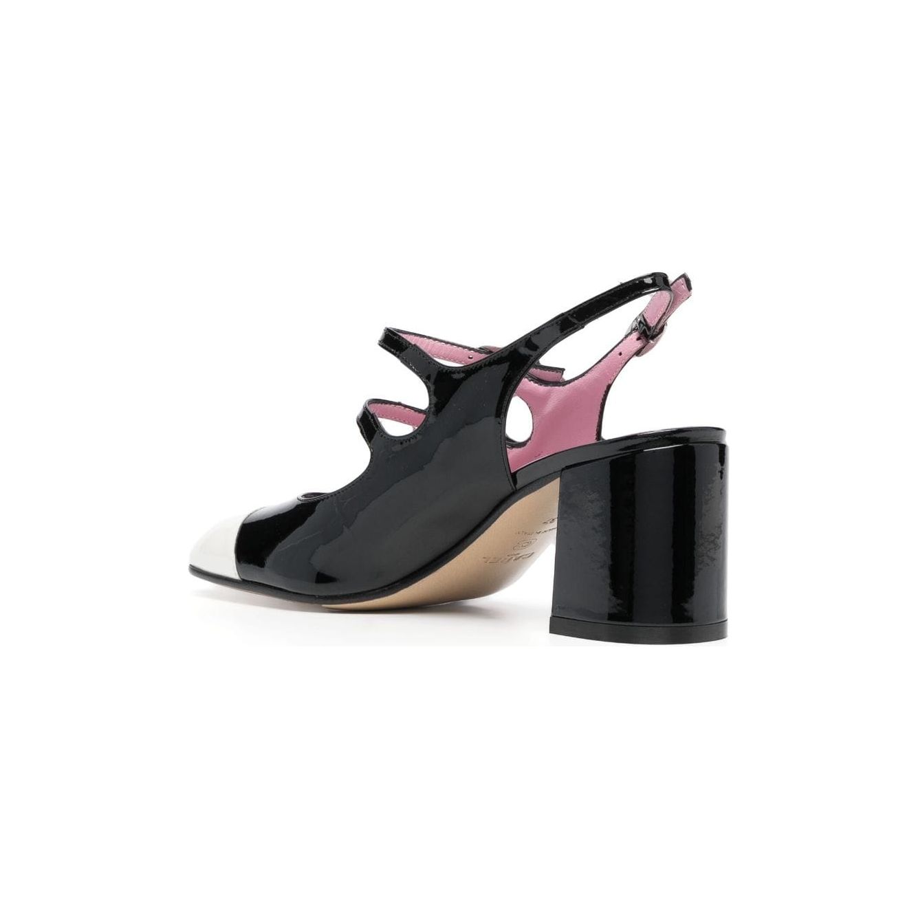 CAREL PARIS With Heel Black PAPAYA03NOIR/IVOIRE
