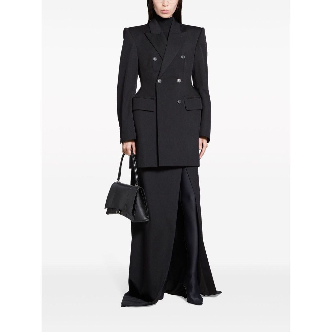 Balenciaga Hourglass Virgin Wool Double-breasted Blazer Jackets