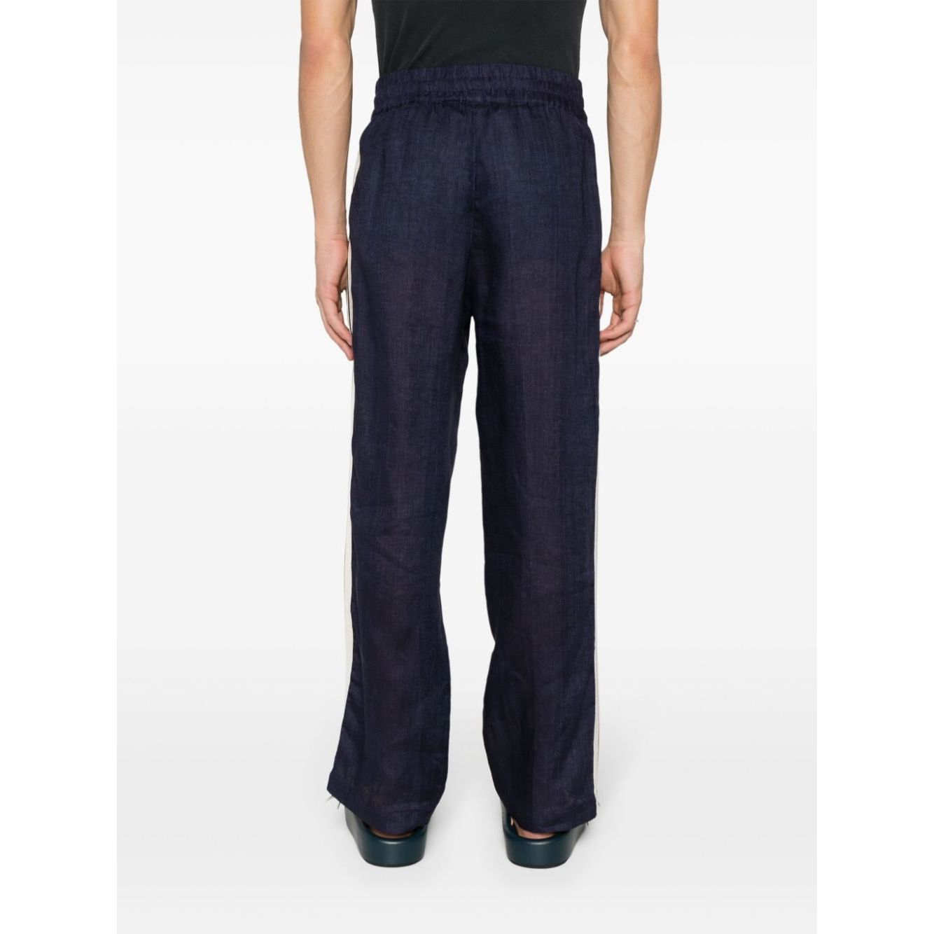 Palm Angels Trousers Blue Trousers