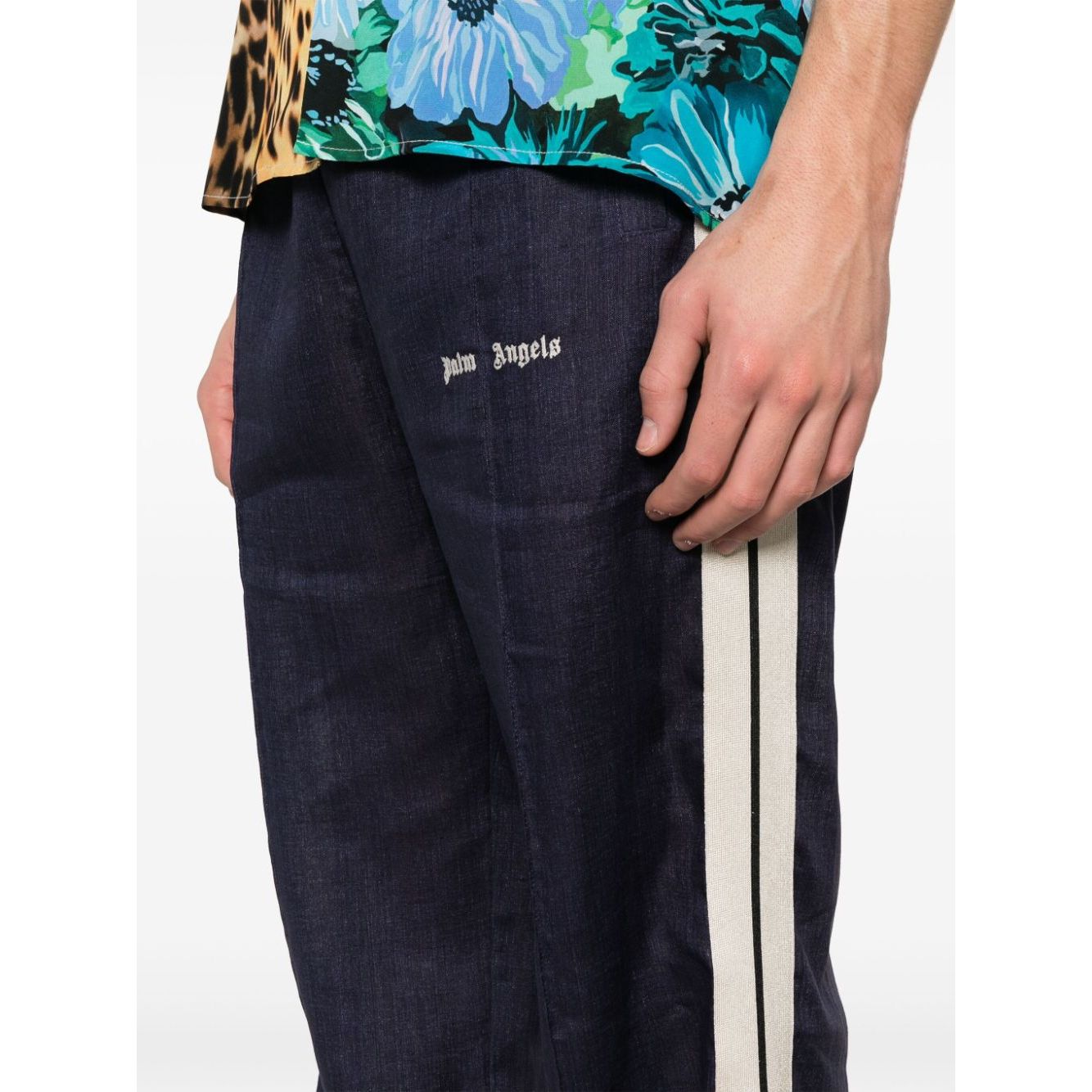 Palm Angels Trousers Blue