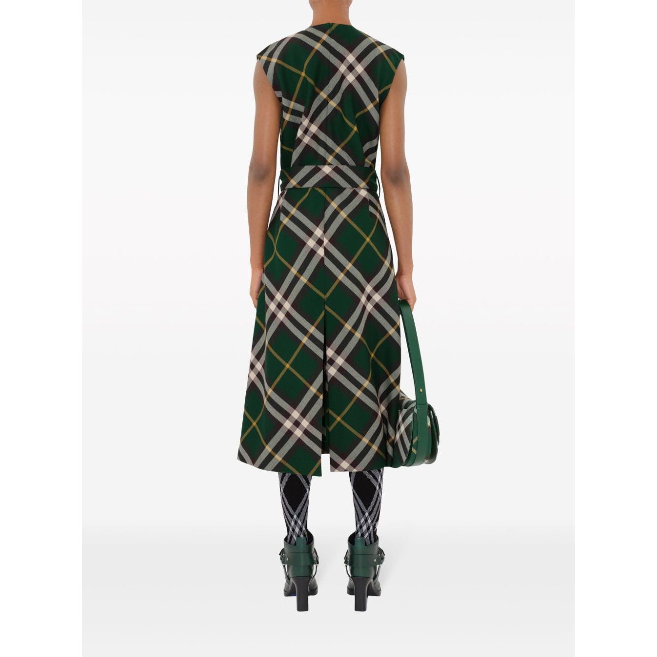 Burberry Nova Check Midi Dress Dresses