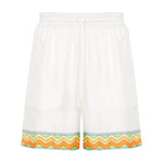 Casablanca Shorts White MS24TR01204AFROCUBISM