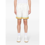 Casablanca Shorts White MS24TR01204AFROCUBISM
