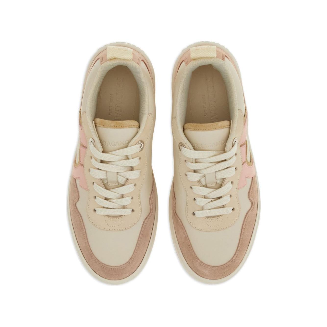 Ferragamo Sneakers Powder Sneakers Ferragamo Tan