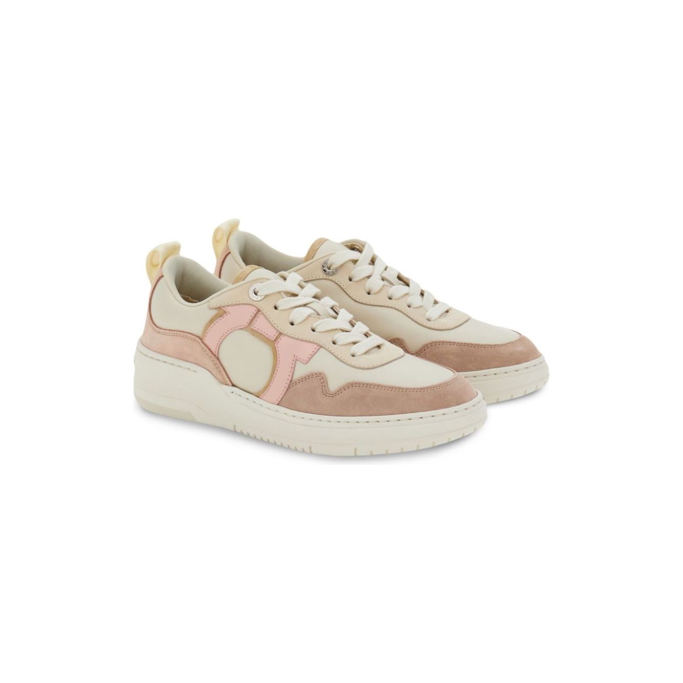 Ferragamo Sneakers Powder Sneakers Ferragamo Light Gray