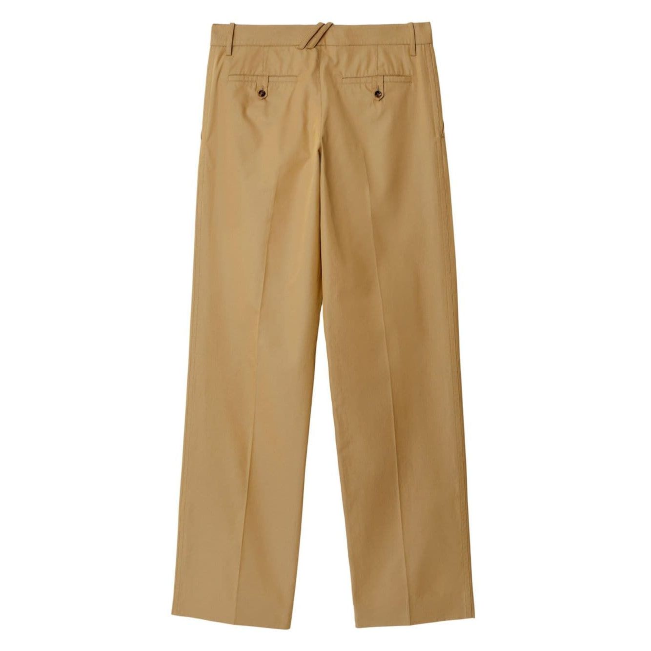 Burberry Straight-leg cotton trousers