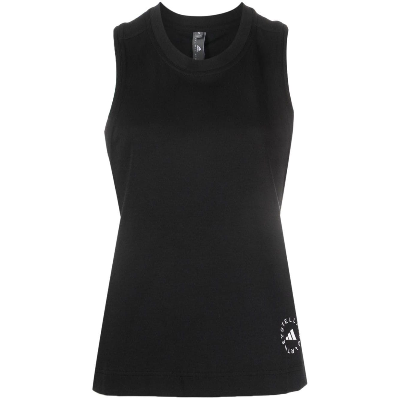 Adidas By Stella McCartney Top Black Topwear