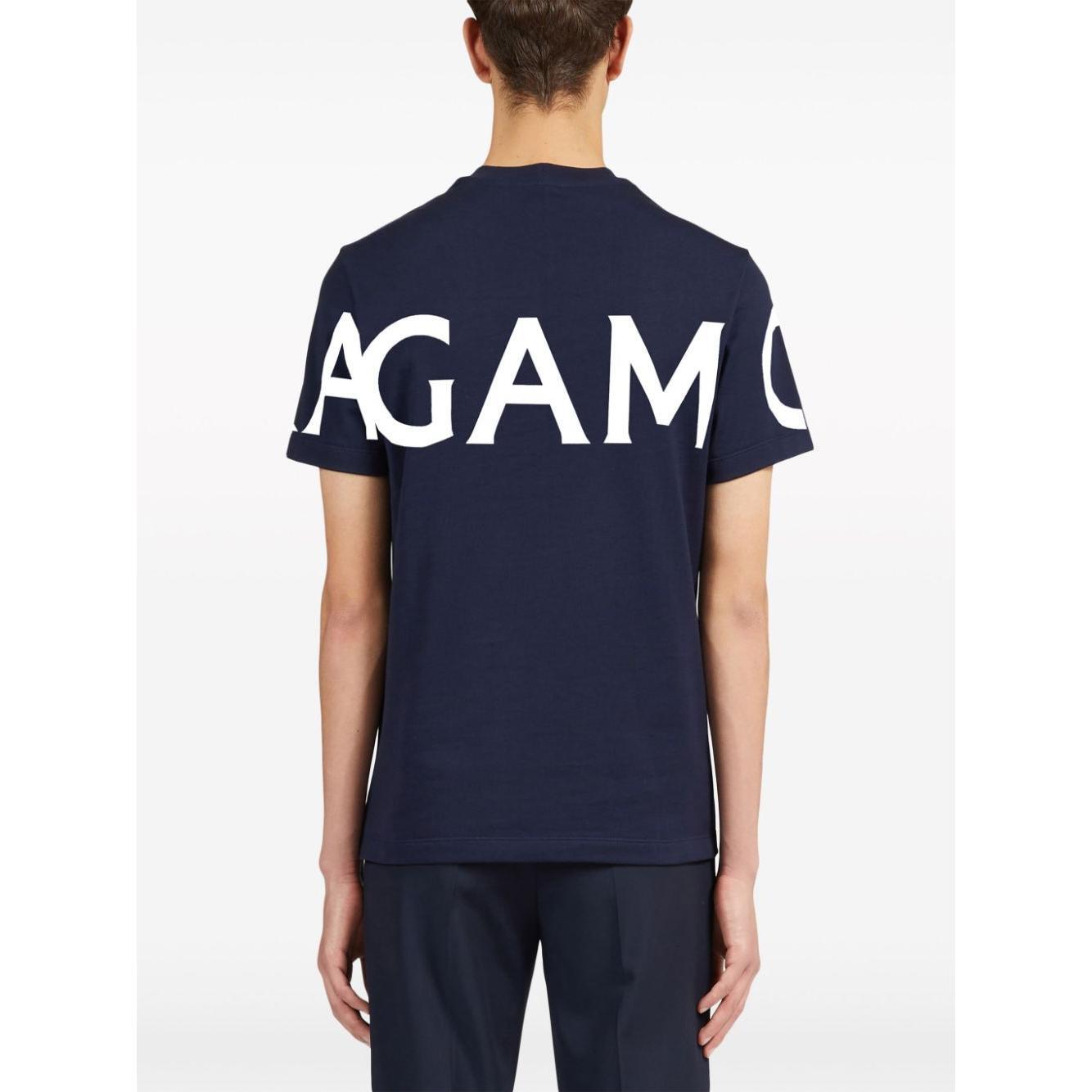 Ferragamo T-shirts and Polos Blue 122303771855002