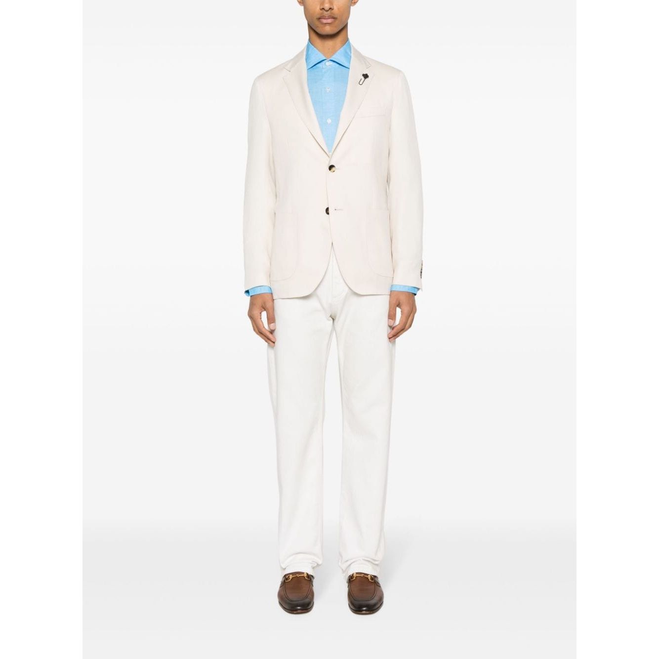 FINAMORE 1925 NAPOLI Shirts Clear Blue