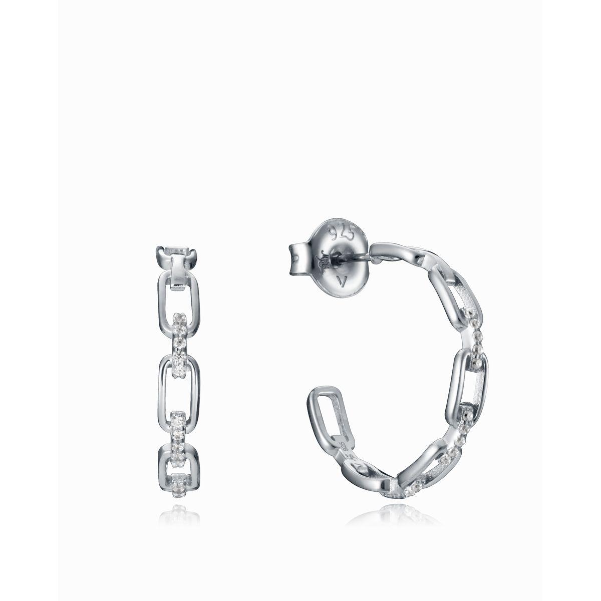 VICEROY JEWELS Mod. 13044E000-30 silver earrings for ladies, Quartz Analog, 925° silver, 5 ATM water resistant, official box