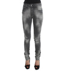 John Galliano Gray Wash Cotton Blend Slim Fit Denim Jeans Pants SIG30163-24