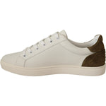 Dolce & Gabbana White Suede Leather Mens Low Tops Sneakers MV3968-39.5