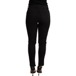 Dolce & Gabbana Elegant Slim Black Skinny Jeans Dolce & Gabbana Black
