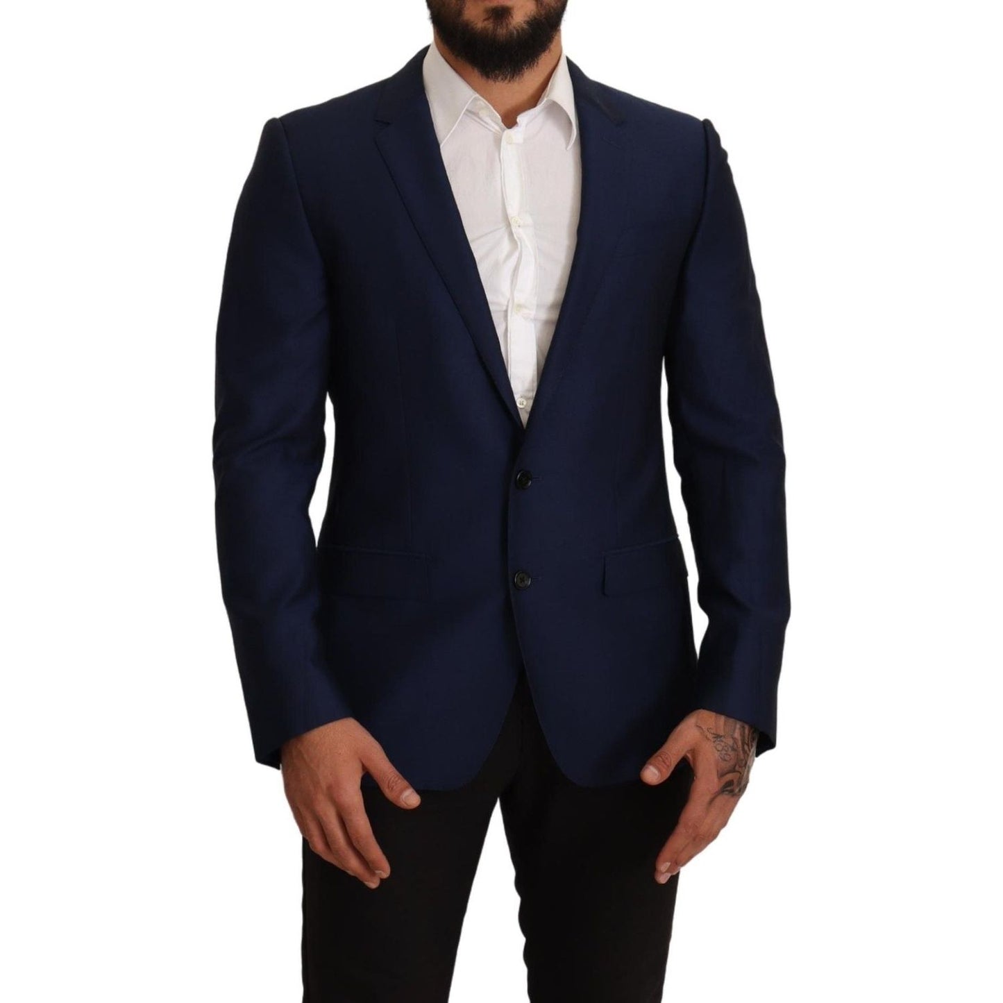 Dolce & Gabbana Navy Blue Slim Fit Jacket MARTINI Blazer JKT2953 -48