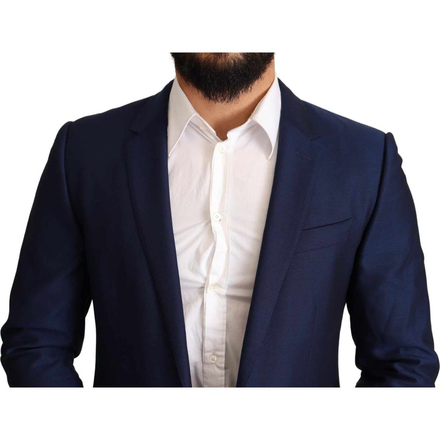Dolce & Gabbana Navy Blue Slim Fit Jacket MARTINI Blazer JKT2953 -48