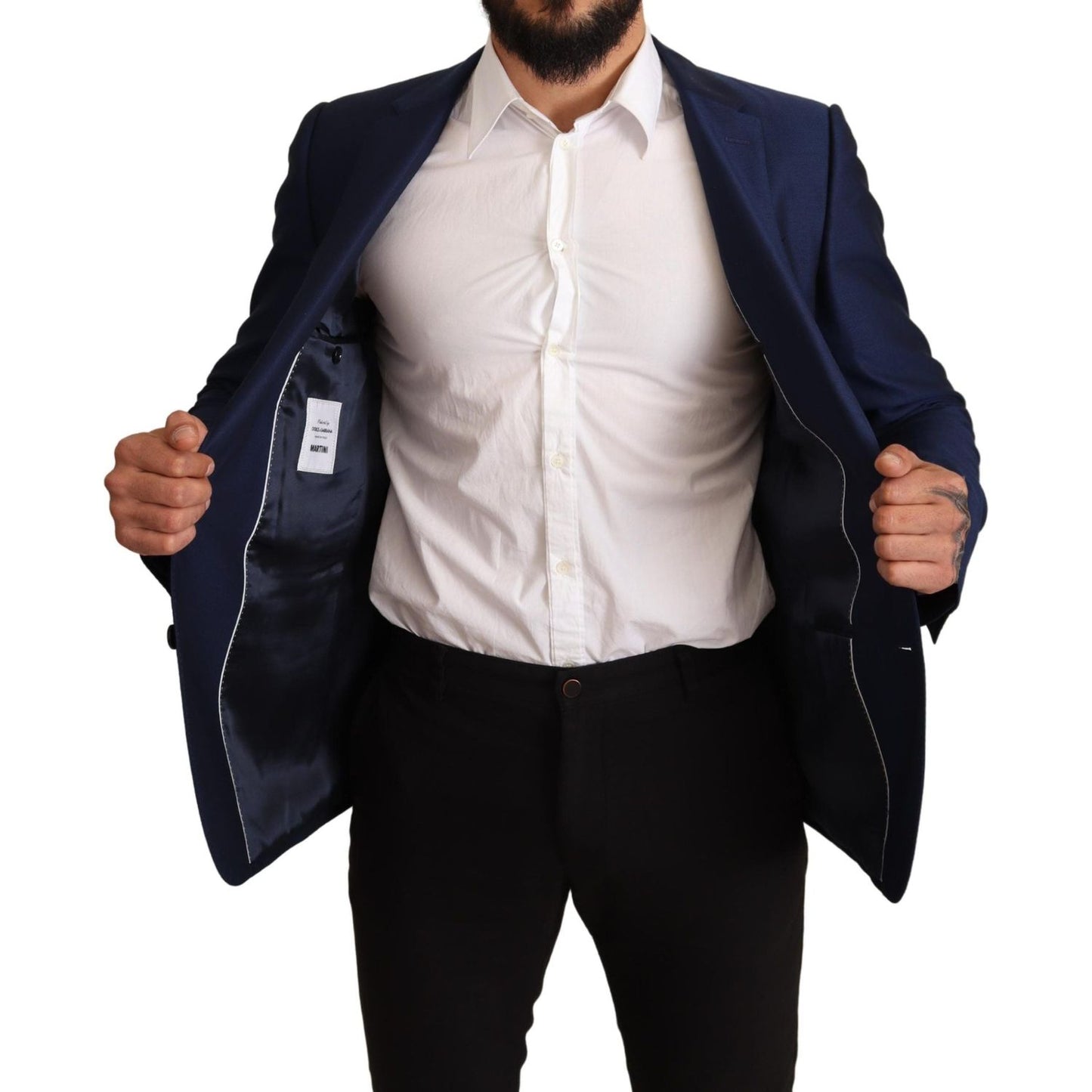 Dolce & Gabbana Navy Blue Slim Fit Jacket MARTINI Blazer JKT2953 -48