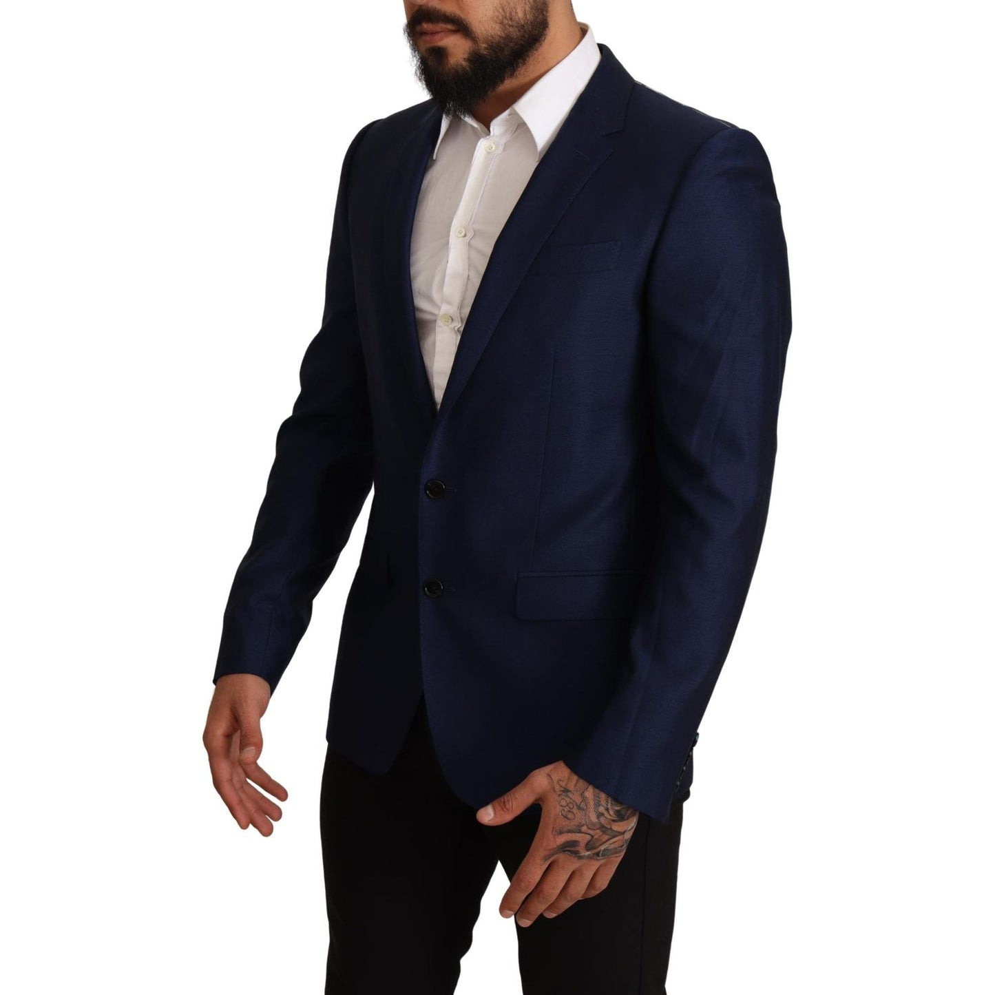 Dolce & Gabbana Navy Blue Slim Fit Jacket MARTINI Blazer JKT2953 -48