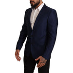 Dolce & Gabbana Navy Blue Slim Fit Jacket MARTINI Blazer JKT2953 -48