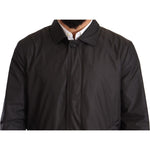 Dolce & Gabbana Elegant Black Trench Coat for Sophisticated Men Dolce & Gabbana Dark Slate Gray