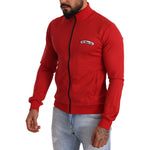 Dolce & Gabbana Red DG Motor Club Zipper Stretch Sweater TSH6247-44