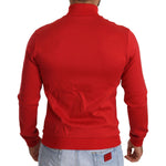 Dolce & Gabbana Red DG Motor Club Zipper Stretch Sweater TSH6247-44