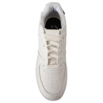 SIGNS White Leather Perforated Lace Up Sneakers Casual Men Shoes MV4290 - 41