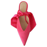 GIA COUTURE Pink Leather Lace Up Kitten Heels Pumps Shoes LA9441 - 36