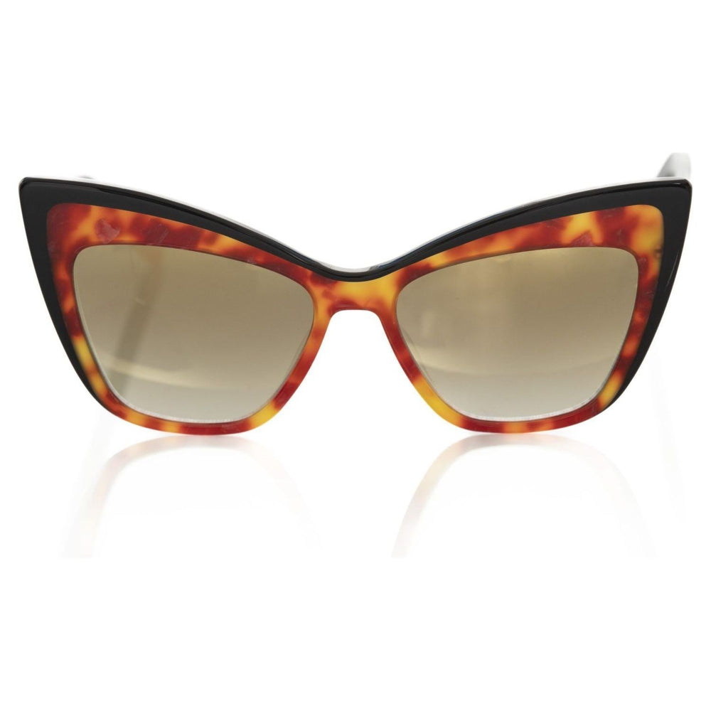 Frankie Morello Brown Acetate Women Sunglass FR-22077