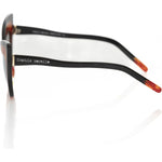 Frankie Morello Brown Acetate Women Sunglass FR-22077