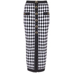 Balmain Skirts Black DF1LD070KG67EAB