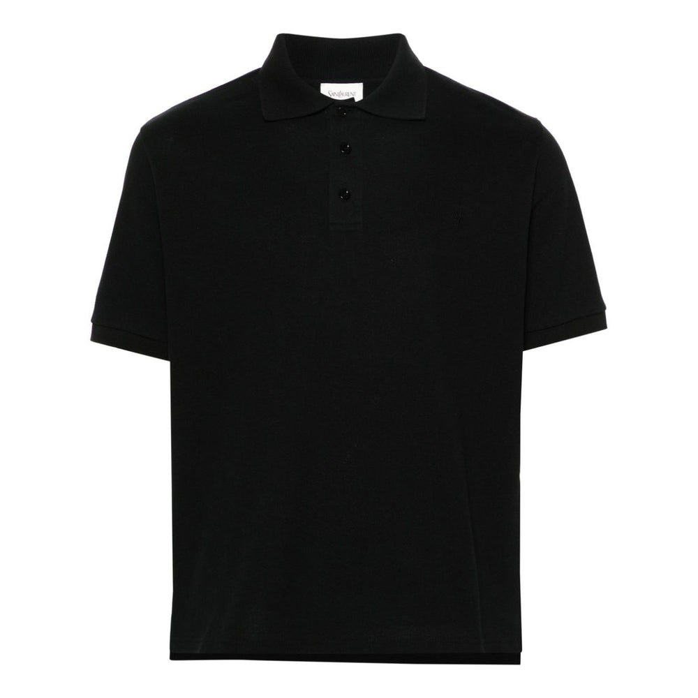 Saint Laurent Piquet cotton polo shirt 798944Y37HC1000