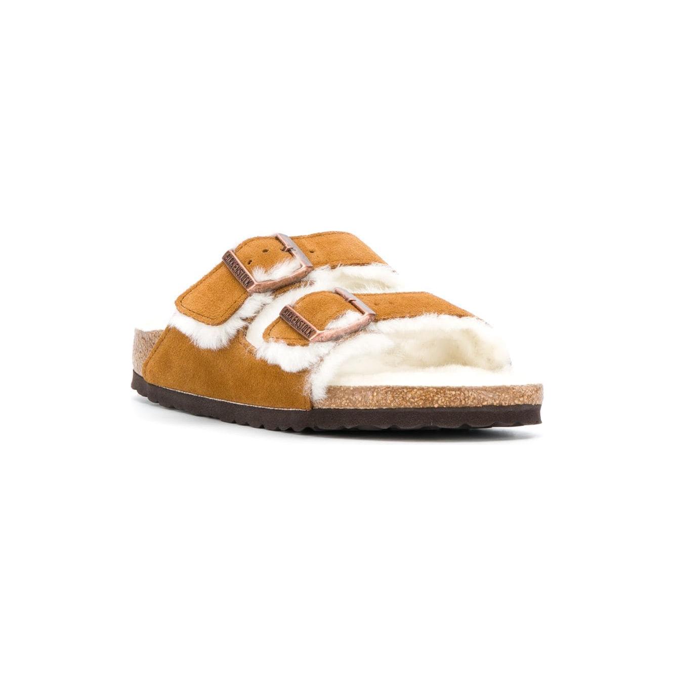 Birkenstock Sandals Leather Brown Sandals Birkenstock Antique White