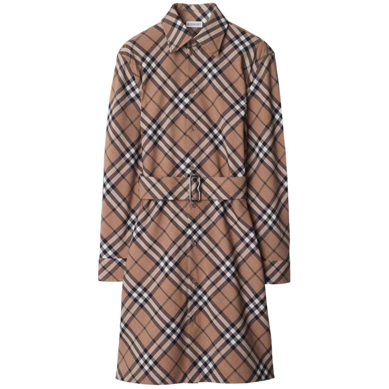 Burberry Checked shirt dress