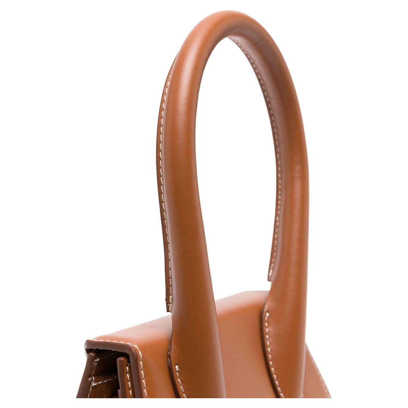 Jacquemus Le Chiquito Moyen Tote Bag Handbag JACQUEMUS Sienna