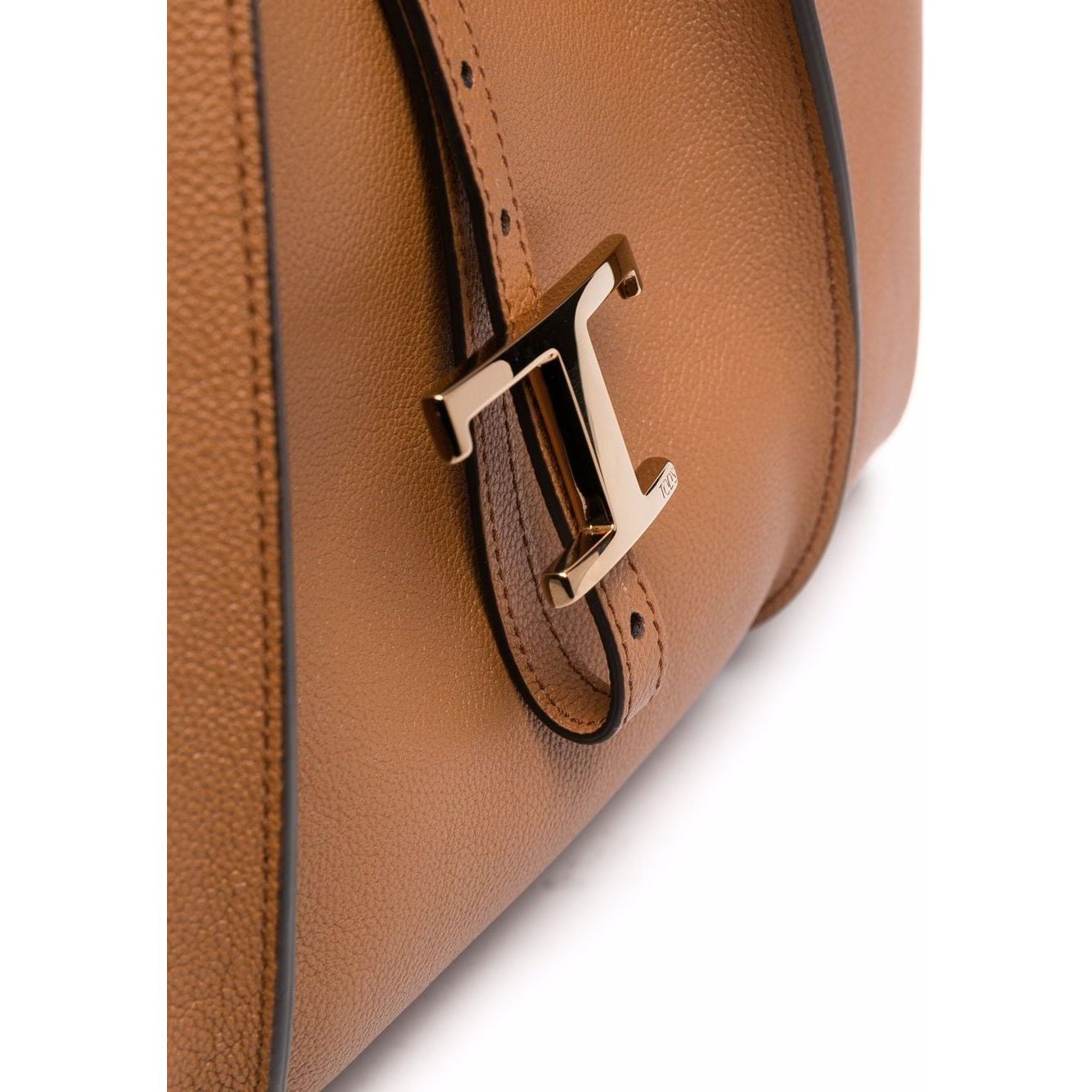 Tod's Tod's T Timeless Leather Shopping Bag Shopper Tod'S Sienna