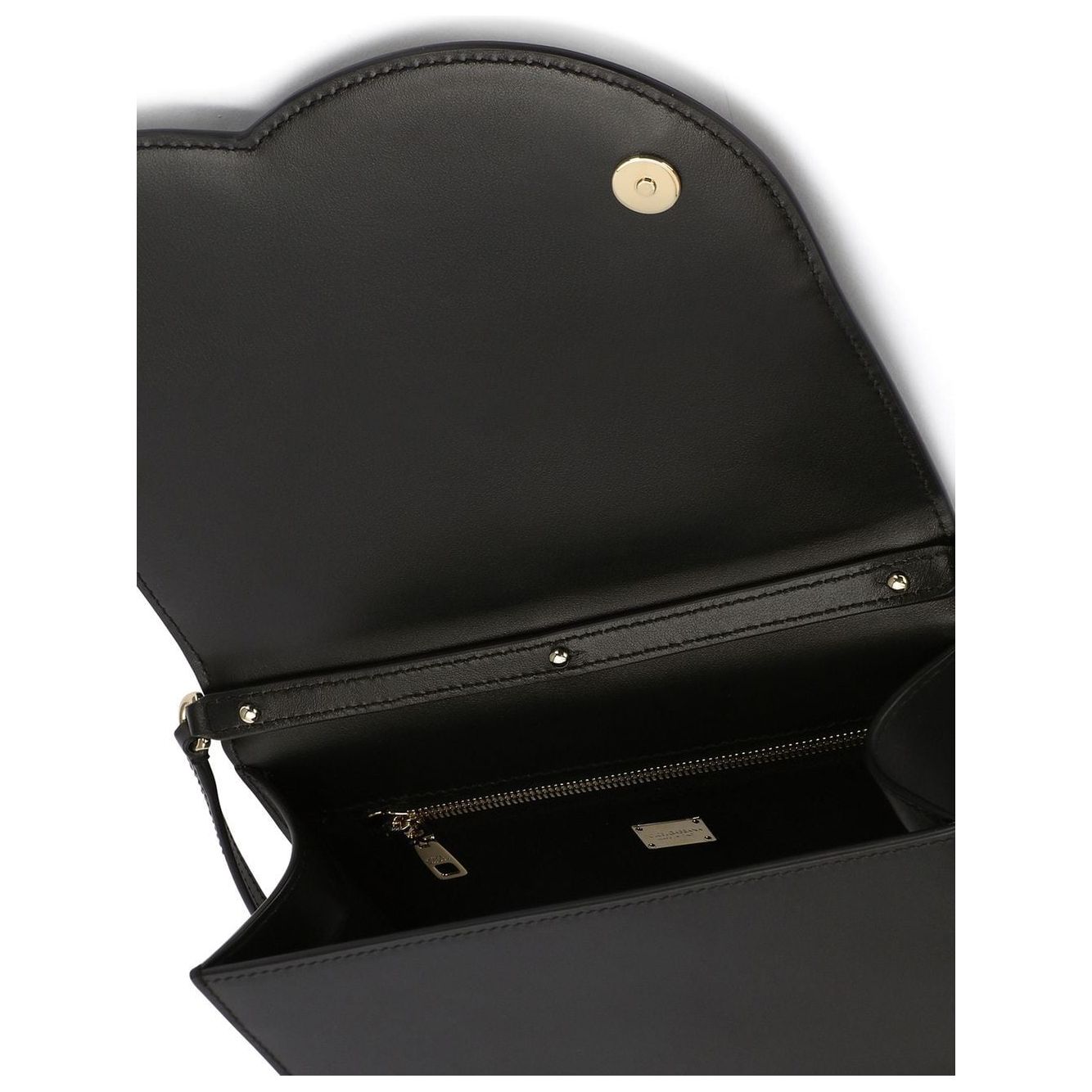 Dolce & Gabbana Calfskin DG Logo crossbody bag Shoulder Dolce & Gabbana Dark Slate Gray
