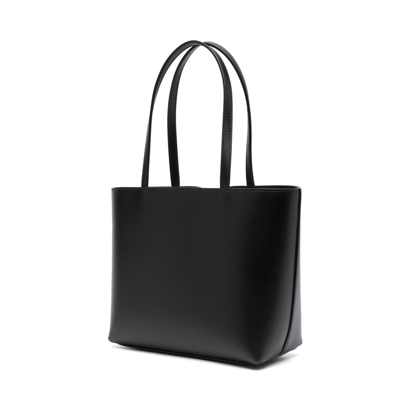 Dolce & Gabbana Small calfskin DG Logo shopper Bag Shopper Dolce & Gabbana Dark Slate Gray